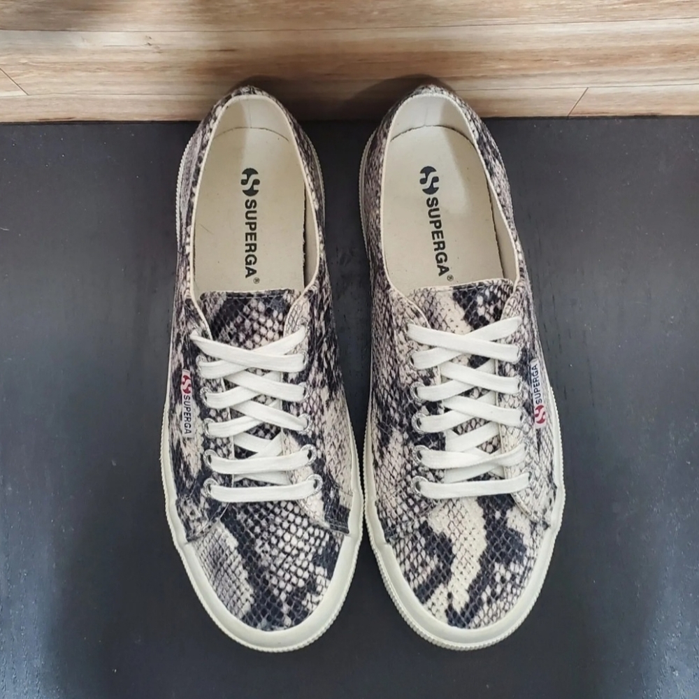 Superga 2750 Cotu Snake Print Shoes Women's Size 8 - Picture 8 of 11